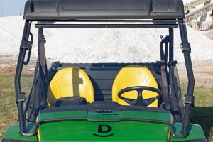 John Deere Gator XUV 620i 4x4 Full Windshield - Rough Country - Scratch Resistant - '07-'10